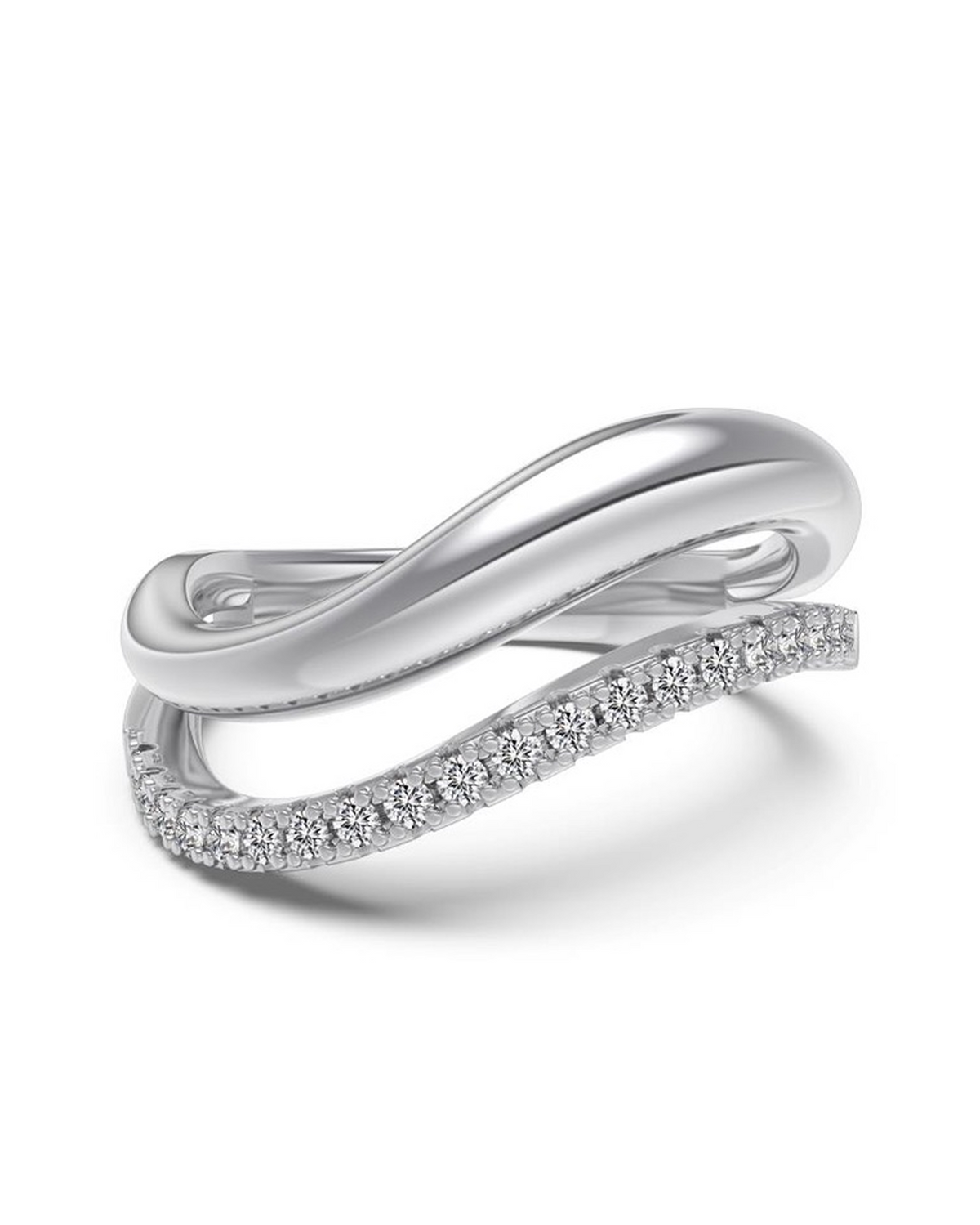 Together - Brilliant Cut Pavé Ring