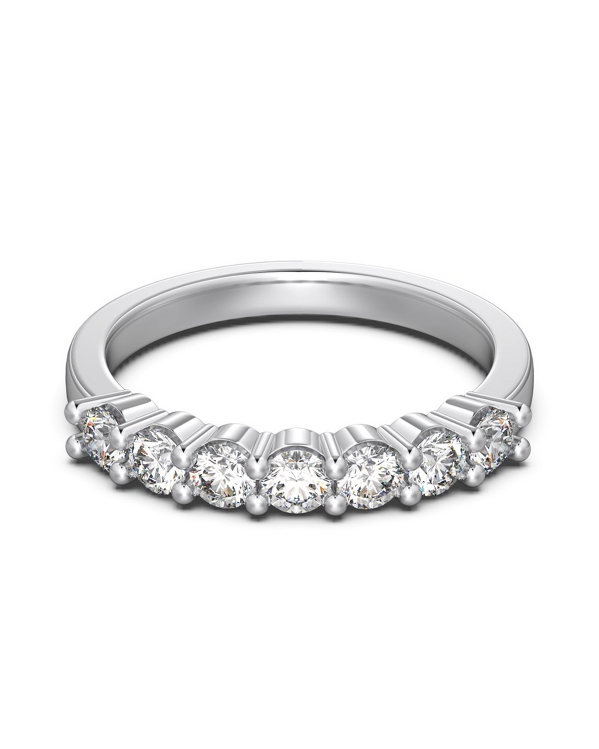 Romance Brilliant Cut Moissanite Eternity Ring