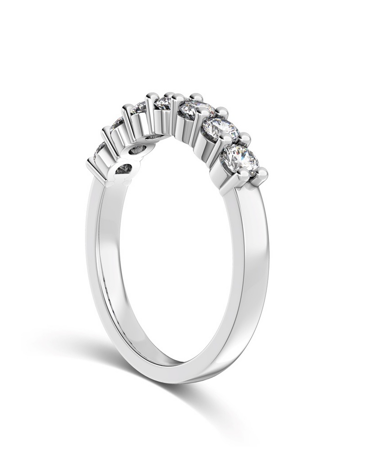 Romance Brilliant Cut Moissanite Eternity Ring