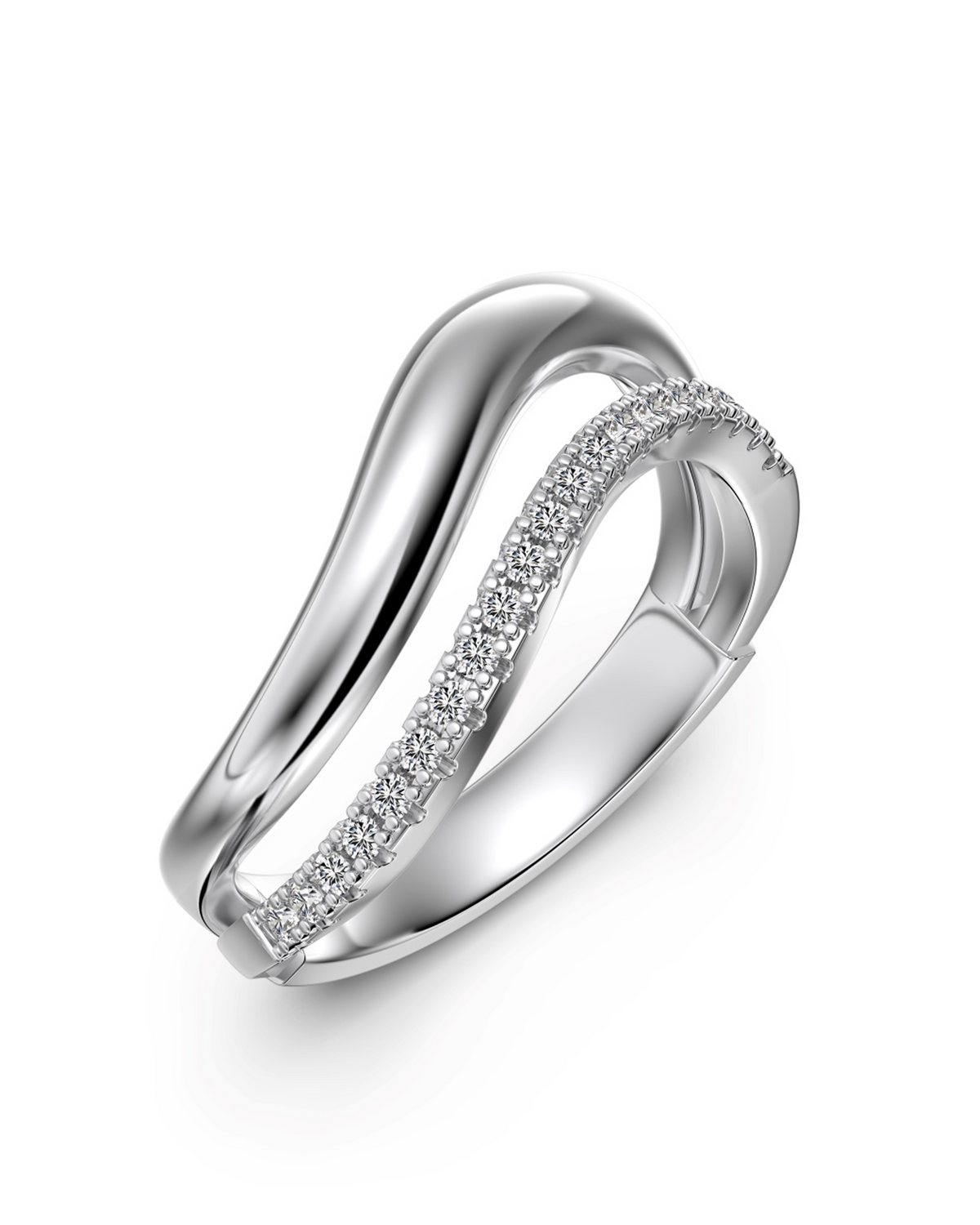 Together - Brilliant Cut Pavé Ring