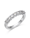 Romance Brilliant Cut Moissanite Eternity Ring