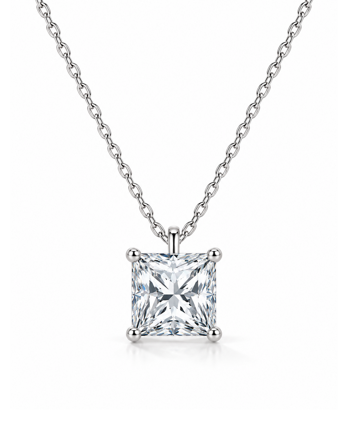 Princess Cut Necklace