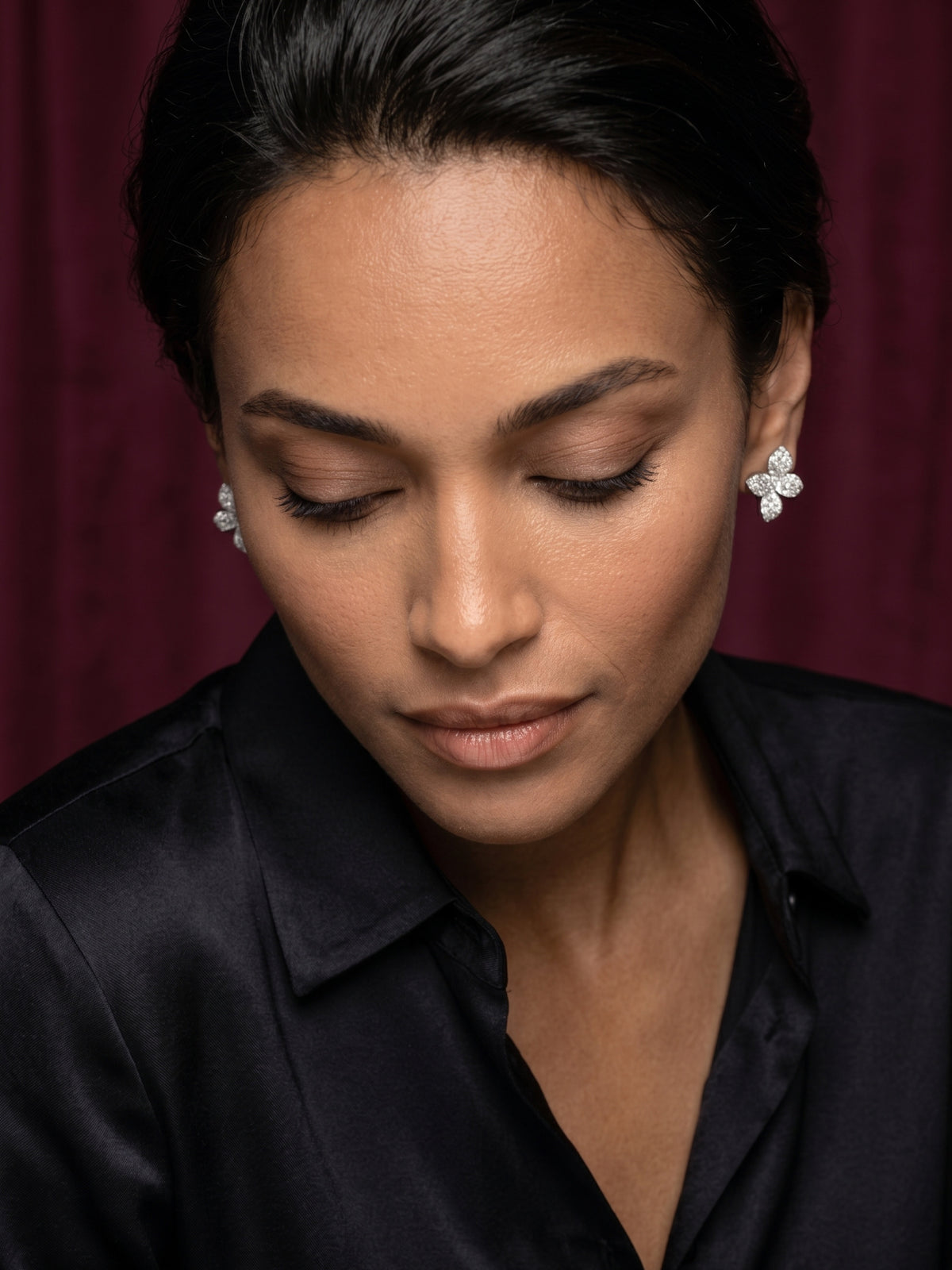 Maison Fleur Earrings in 925 sterling silver — STAUDENMANN