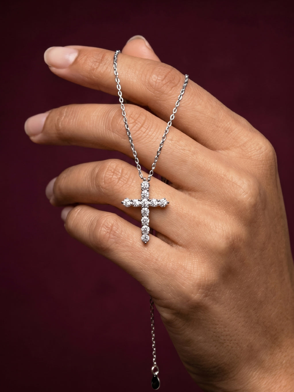 Icon Cross Necklace in 925 sterling silver — STAUDENMANN