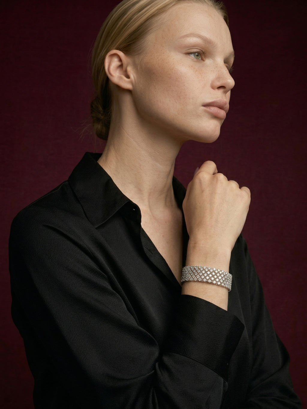 Monte Carlo Bracelet – Grande (4 Row) in 925 sterling silver — STAUDENMANN