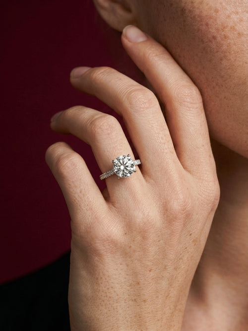 2ct Solitaire Ring in 925 sterling silver — STAUDENMANN
