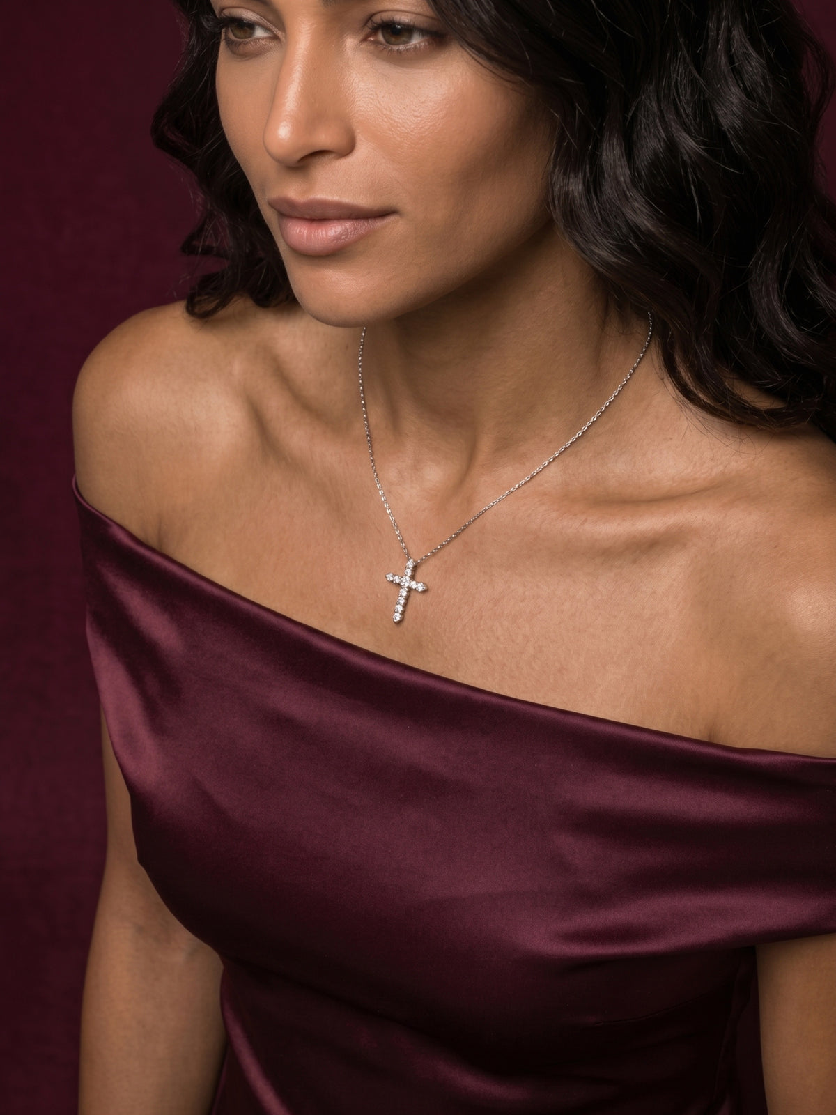 Icon Cross Necklace in 925 sterling silver — STAUDENMANN