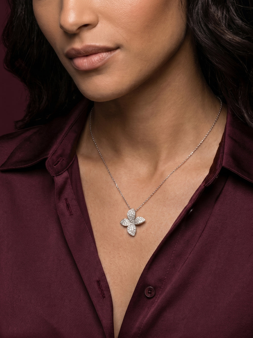 Maison Fleur Necklace in 925 sterling silver — STAUDENMANN