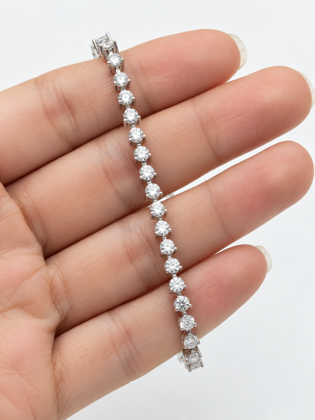 Riviera Brilliant Cut Moissanite Bracelet