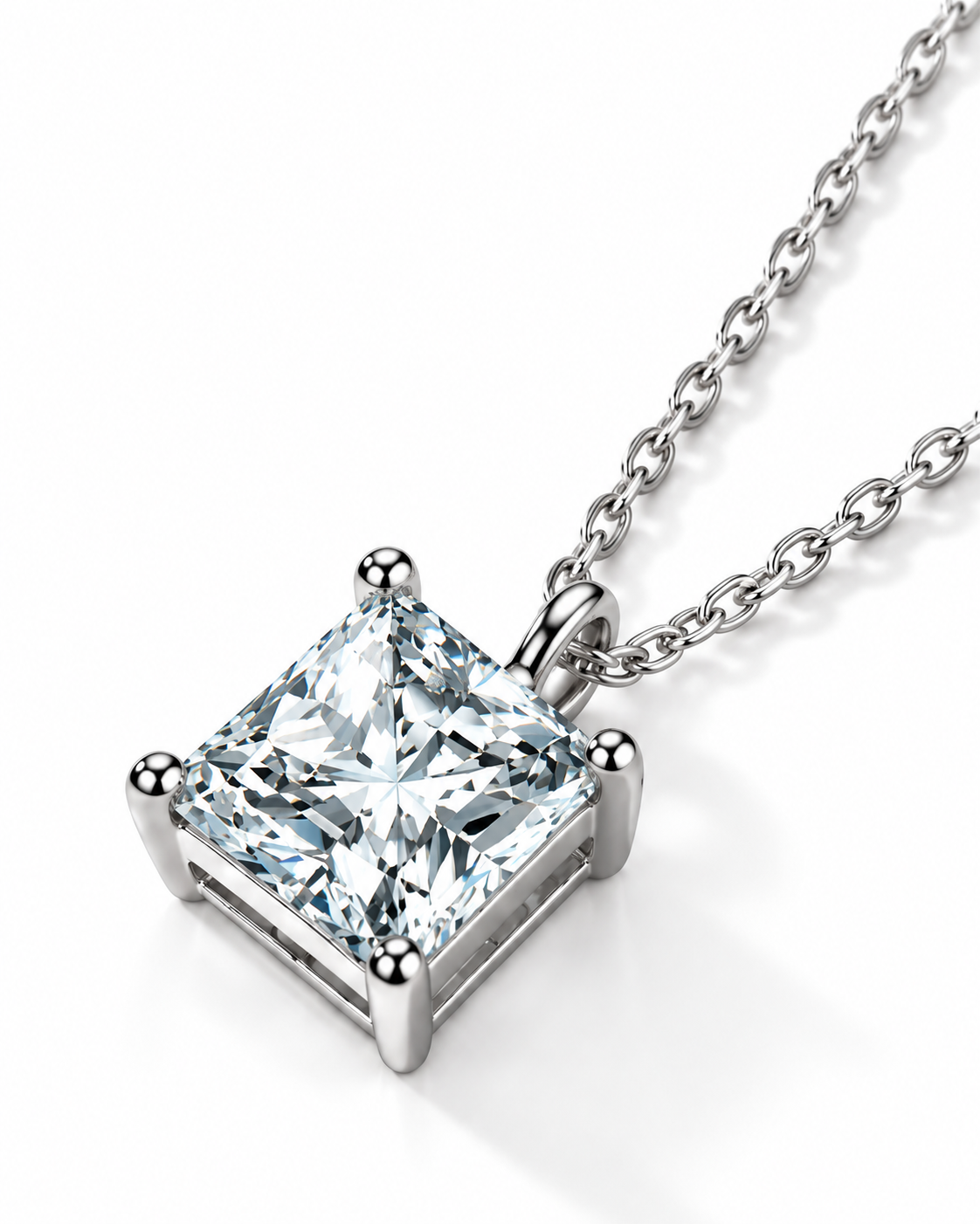 Princess Cut Necklace