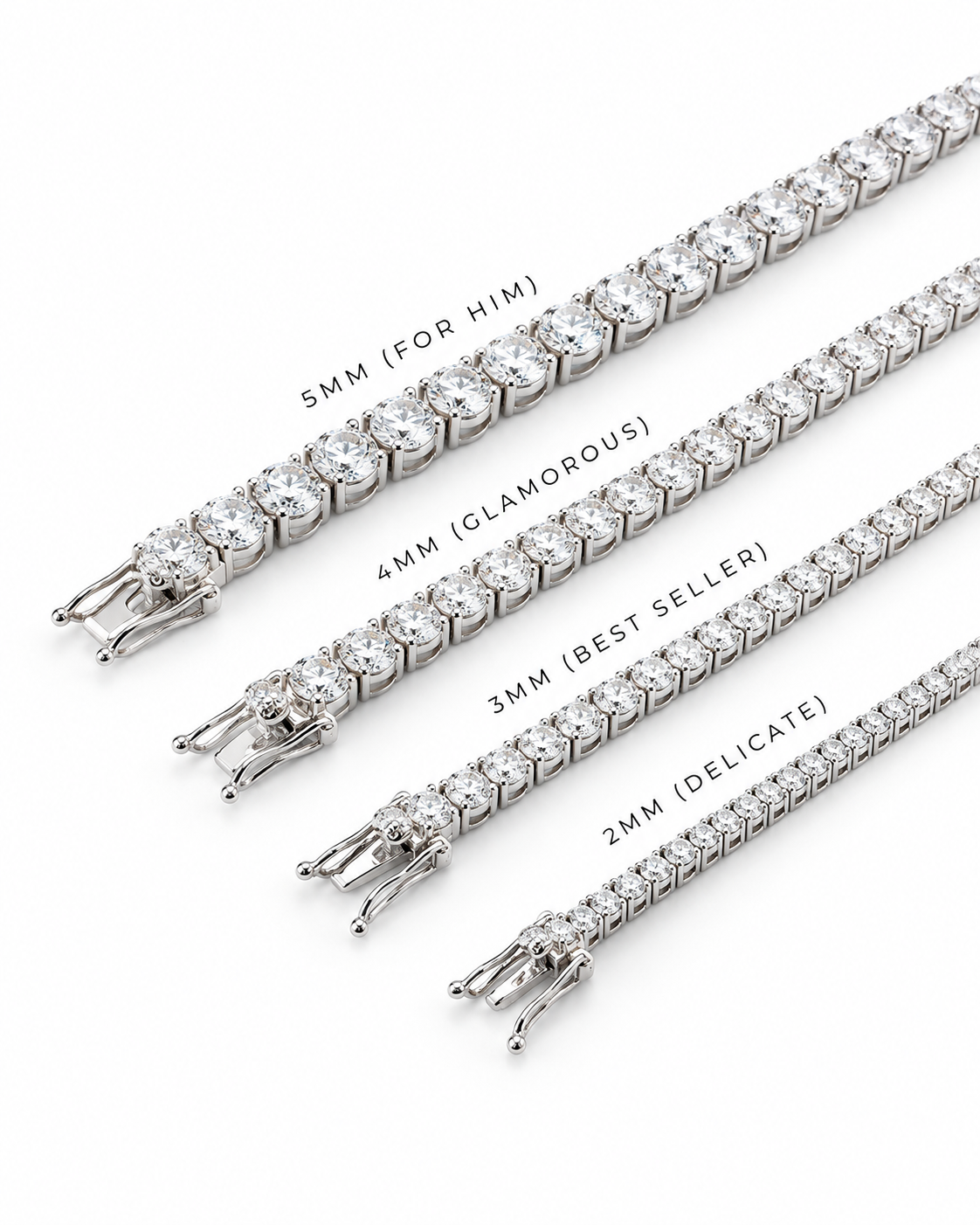 Classic Brilliant Cut Tennis Bracelet